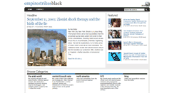 Desktop Screenshot of empirestrikesblack.com